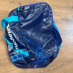 Patagonia Navy and Teal Duffel Bag